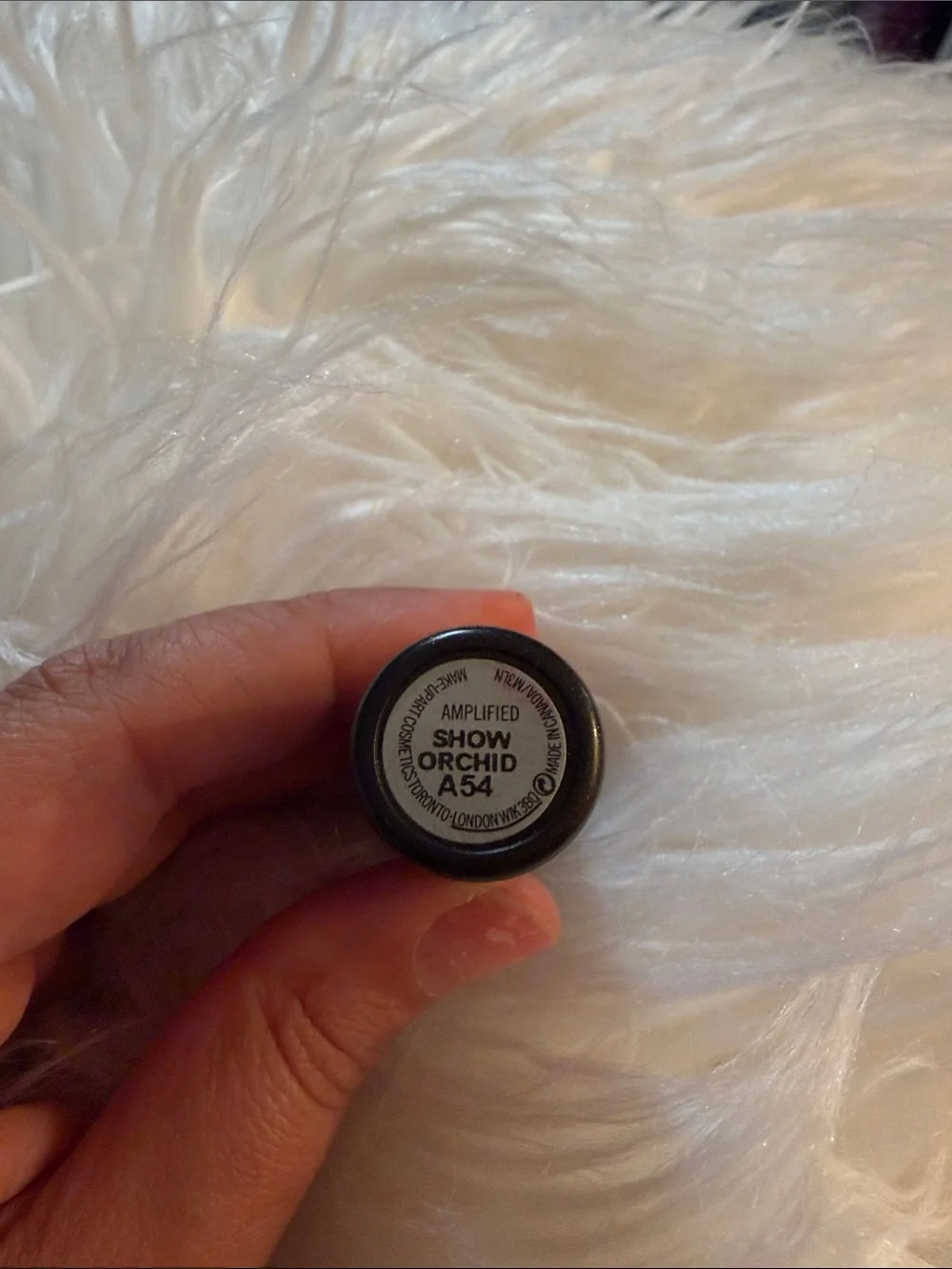 Mac lipstick color show orchid